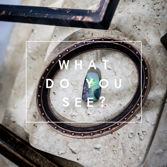 【004 — THE BLACK HOLE】Australian Boulder Opal