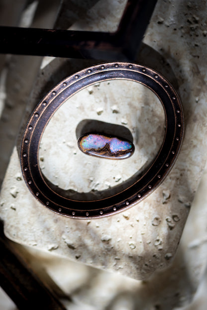 【005 — DAWN & STARS】Australian Boulder Opal