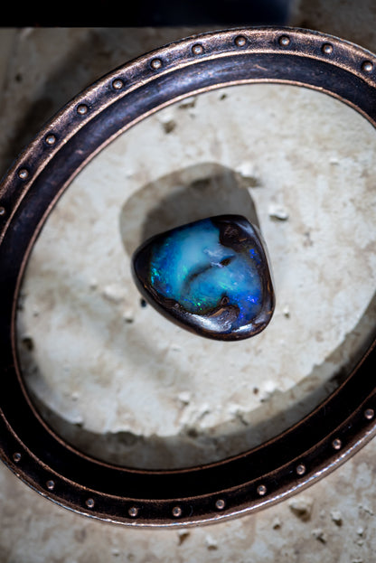 【002 — THE DEEP】Australian Boulder Opal