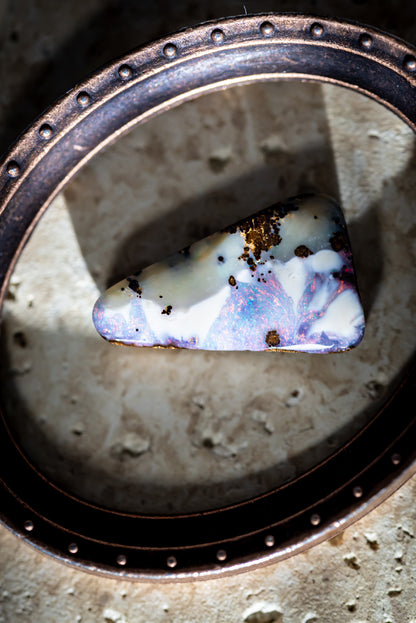 【001 — ALPENGLOW】Australian Boulder Opal