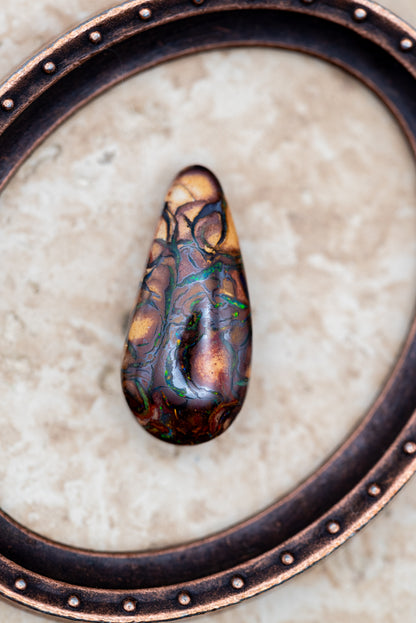 【No.014 — THE CANYON RIVER】Australian Boulder Opal