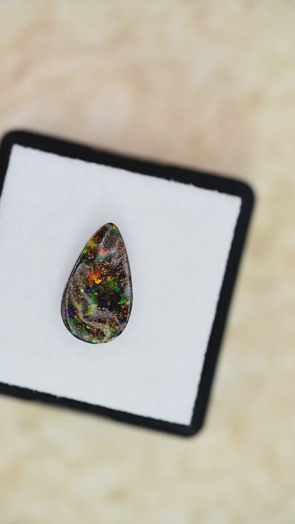 【No.010 — NIGHT ARRIVAL】Australian Boulder Opal