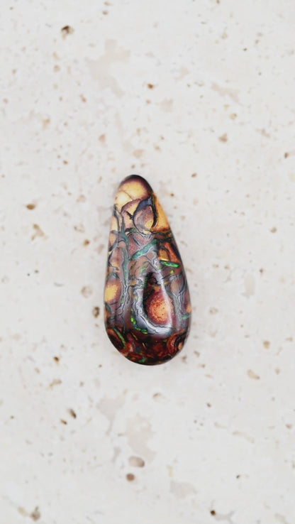 【No.014 — THE CANYON RIVER】Australian Boulder Opal