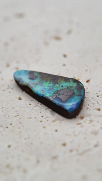 【NO.019 — EMERALD SHALLOWS】Australian Boulder Opal