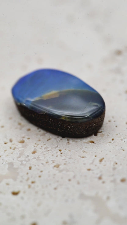 【NO.021 — SUNRISE OVER THE HORIZON】Australian Boulder Opal