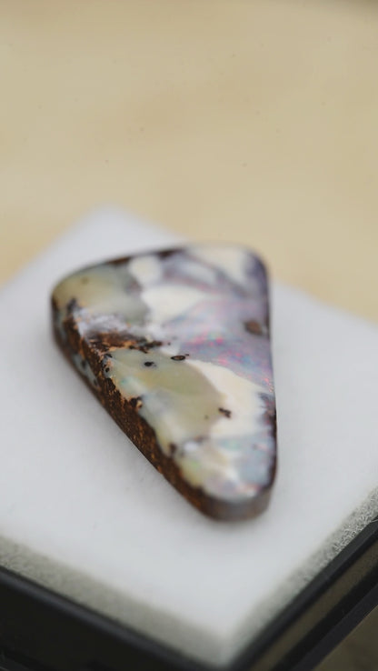 【001 — ALPENGLOW】Australian Boulder Opal